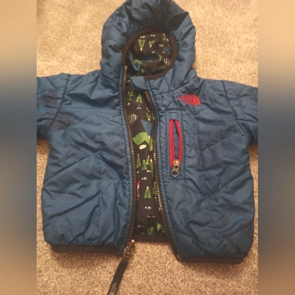 The North face Jacket - KIDS/ Toddler Reversible Perrito Sz 6-12 Months - Picture 2 of 8